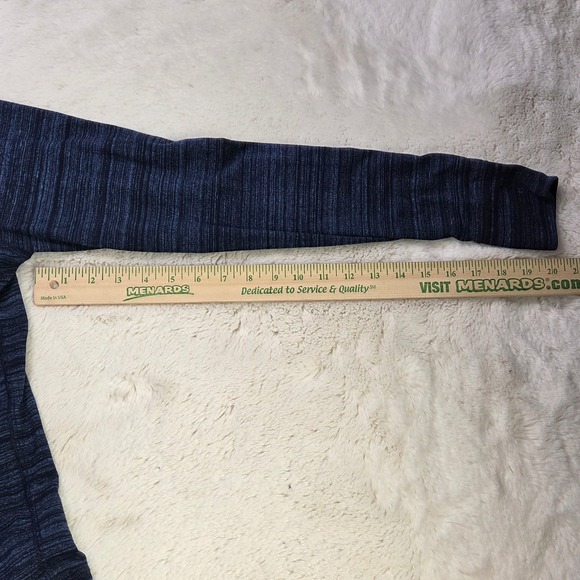 American Eagle Outfitters Seriously Soft Heathered Blue Striped Sleeve‎ Hoodie - Picture 10 of 14